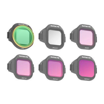 Sada 6 filtrů Sunnylife MCUV + CPL + ND8 + ND16 + ND32 + ND64 pro MINI 5 Pro