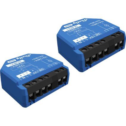 Sada 2 ovladačů Shelly 1 Gen3 WiFi/Bluetooth