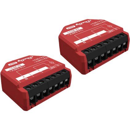 Sada 2 ovladačů Shelly 1PM Gen3 WiFi/Bluetooth