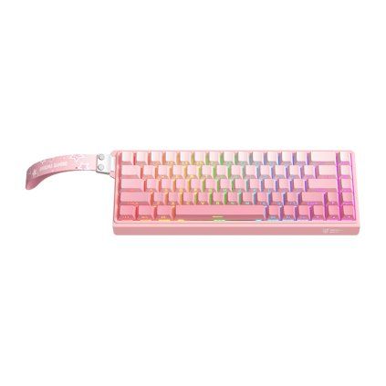 Klávesnice ONIKUMA G69 (růžová) (QWERTY)