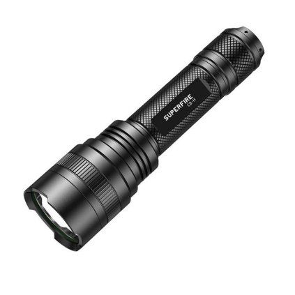 Svítilna Superfire C8-H - 1200 lm, USB, 250 m, 5 režimů