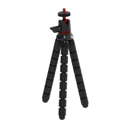 Stativ PULUZ Flexibilní držák s dálkovým ovládáním pro mobilní telefony (Apple) a sportovní kamery (DJI Action, GoPro, Insta360)