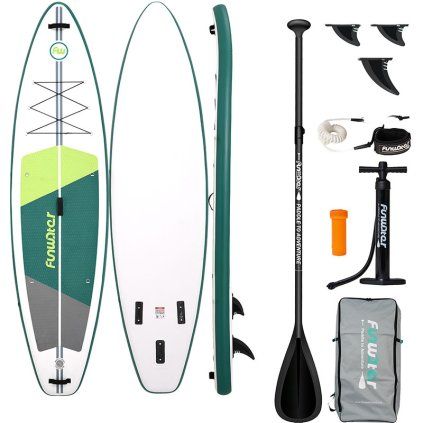 FunWater SUP paddleboard SUPFW69A 3,35m (zeleno-bílá)