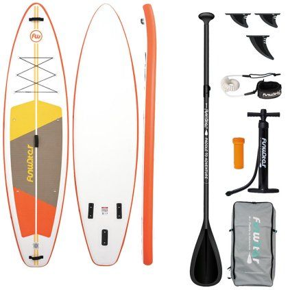 FunWater SUP paddleboard SUPFW69B 3,35m (oranžovo-bílá)
