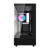 Počítačová skříň Darkflash DPX90 (černá) + 3 ventilátory