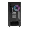 Počítačová skříň Darkflash DPX90 (černá) + 3 ventilátory