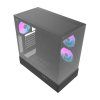 Počítačová skříň Darkflash DPX90 (černá) + 3 ventilátory