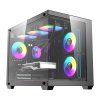 Počítačová skříň DarkFlash B275 PRO (černá) + 6 ventilátorů