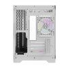 Počítačová skříň Darflash FT418 + 6 ventilátorů aRGB (bílá)  DarkFlash