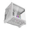 Počítačová skříň Darflash FT418 + 6 ventilátorů aRGB (bílá)  DarkFlash