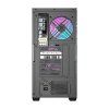 Počítačová skříň Darkflash DS900WS (černá) + 4 ventilátory  DarkFlash