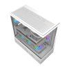 Počítačová skříň DarkFlash DS950 (bílá) + 6 ventilátorů  DarkFlash