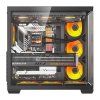 Počítačová skříň DarkFlash C280 (černá) + 7 ventilátorů  DarkFlash