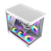 Počítačová skříň DarkFlash B275 PRO (bílá) + 6 ventilátorů  DarkFlash