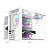 Počítačová skříň DarkFlash B275 PRO (bílá) + 6 ventilátorů  DarkFlash