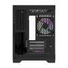 Počítačová skříň Darflash FT418 + 6 ventilátorů aRGB (černá)  DarkFlash