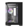 Počítačová skříň Darflash FT418 + 6 ventilátorů aRGB (černá)  DarkFlash