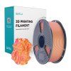 Dvoubarevná filamentová nit Sunlu PLA+ Silk (růžová a zlatá)  Sunlu