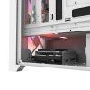 Počítačová skříň Darkflash DRX70 MESH + 4 ventilátory RGB (bílá)  DarkFlash