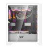 Počítačová skříň Darkflash DRX70 MESH + 4 ventilátory RGB (bílá)  DarkFlash