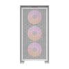 Počítačová skříň Darkflash DRX70 MESH + 4 ventilátory RGB (bílá)  DarkFlash