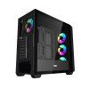 Počítačová skříň Darkflash DS900WD ATX (černá)  DarkFlash