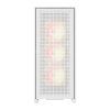Počítačová skříň DarkFlash AIRNOVA (bílá) + 3 ventilátory  DarkFlash