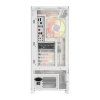 Počítačová skříň DarkFlash AIRNOVA (bílá) + 3 ventilátory  DarkFlash