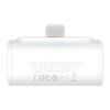 Baseus Compact 5000mAh powerbanka, 20W, USB-C (bílá).  Baseus