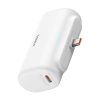Baseus Compact 5000mAh powerbanka, 20W, USB-C (bílá).  Baseus