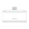 Baseus Compact 5000mAh powerbanka, 20W, USB-C (bílá).  Baseus