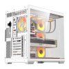 Počítačová skříň DarkFlash C280 (bílá) + 7 ventilátorů  DarkFlash