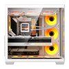 Počítačová skříň DarkFlash C280 (bílá) + 7 ventilátorů  DarkFlash