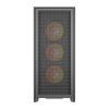 Počítačová skříň DarkFlash AIRNOVA (černá) + 3 ventilátory  DarkFlash