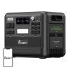 Nabíjecí stanice FOSSIBOT F2400 2400 W (černá)  FOSSIBOT