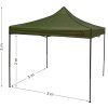 Párty stan nůžkový 3x3m zelený WATERPROOF  Cattara