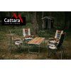 Stůl kempingový skládací BALATON hnědý  Cattara