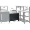 Modul skříňka pod gril TORINO 2 pro venkovní kuchyň 80x47x69cm  Cattara