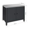 Modul skříňka pod gril TORINO 2 pro venkovní kuchyň 80x47x69cm  Cattara