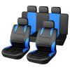 Potahy sedadel sada 9ks SPORT modré AIRBAG  Compass