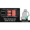 Potahy sedadel sada 9ks CARBON LIGHT šedé AIRBAG  Compass