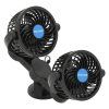 Ventilátor MITCHELL DUO 2x108mm 12V na přísavku  Compass