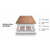 LARX Heating Mat LSDTS rohož, 0,5 x 8 m, 640 W