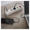 PRODLUŽKA 3Z 2M S VYP. 1,5MM +USB A+C  EMOS