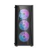 Darkflash DK352 Plus počítačová skříň + 4× ventilátor
