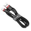 Baseus Cafule USB Lightning kabel 1,5A 2m (červeno-černý)