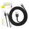 Baseus Cafule USB Lightning kabel 1,5A 2m (šedo-černý)