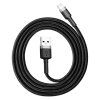 Baseus Cafule USB Lightning kabel 1,5A 2m (šedo-černý)