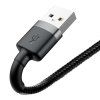Baseus Cafule USB Lightning kabel 1,5A 2m (šedo-černý)