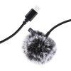 Klopový jack mikrofon s klipem 1,5m USB-C Puluz PU425